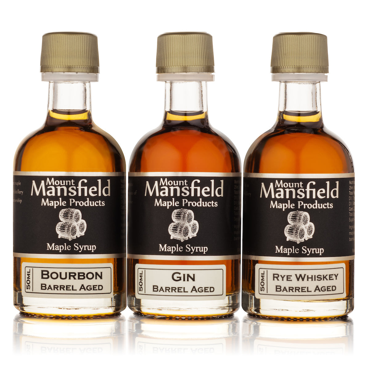 3-Pack Barrel Aged Vermont Maple Syrup Sampler Set, image 2 of 2