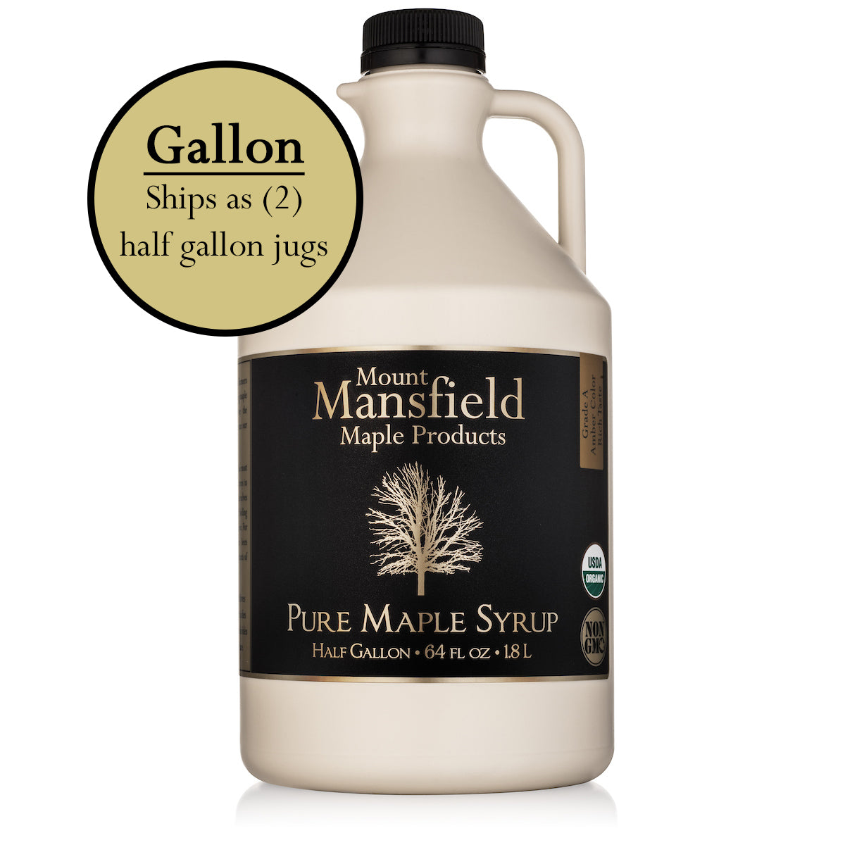Organic Pure Vermont Maple Syrup- Plastic Jug, image 5 of 7