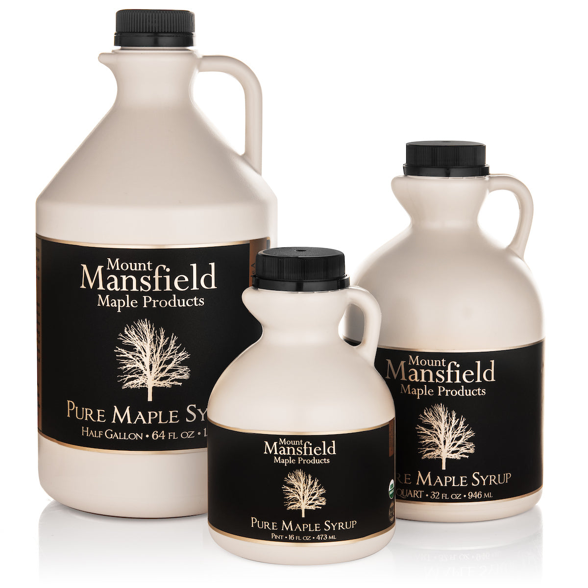 Organic Pure Vermont Maple Syrup- Plastic Jug by Mount Mansfield Maple Products