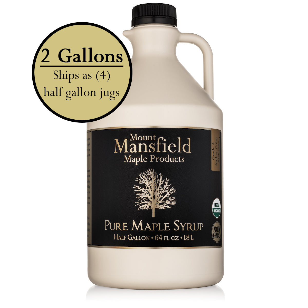 Organic Pure Vermont Maple Syrup- Plastic Jug, image 7 of 7