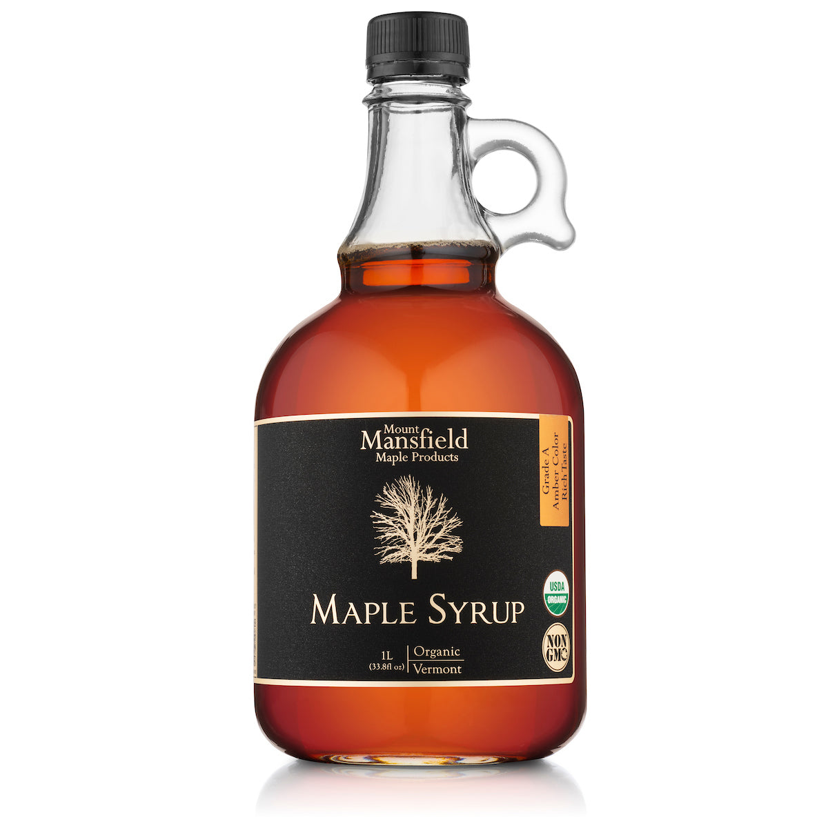 Organic Pure Vermont Maple Syrup- Glass Jug, image 2 of 8