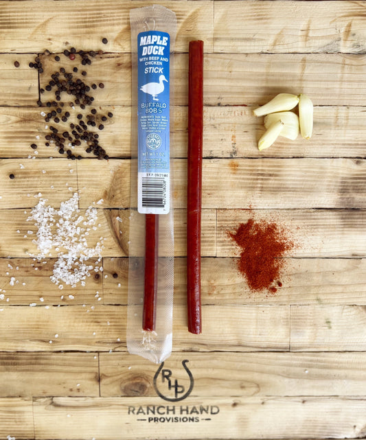 Duck Jerky Stick — Maple, Meat from Ranch Hand Provisions