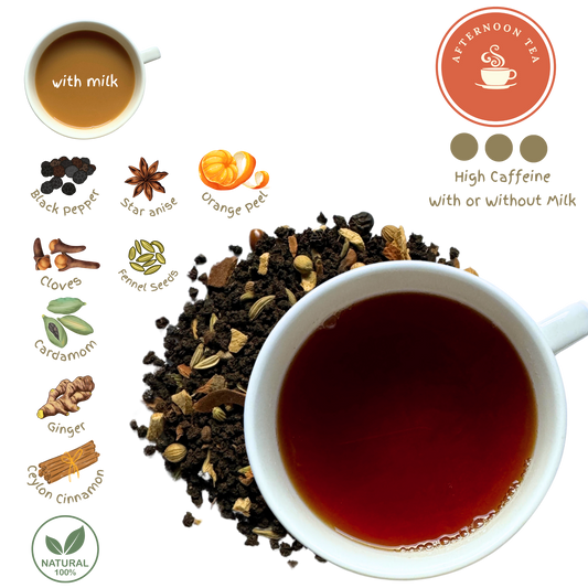 Masala Assam Black Tiger Chai Loose Leaf Tea by so gud