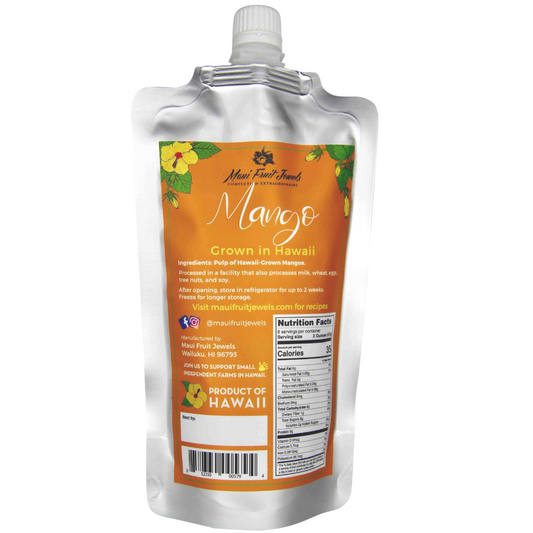 Maui Fruit Jewels Hawaii Fruit Puree - Mango