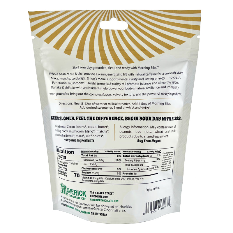 Morning Bliss Functional Adaptogen Coffee Alternative, Health & Beauty from MaverickChocolate