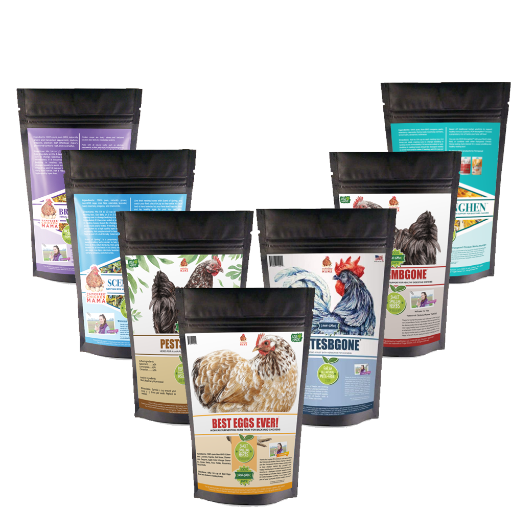 Nesting Herb Starter Bundle-- 7 Different Nesting & Coop Herbs from Dahlia Pets
