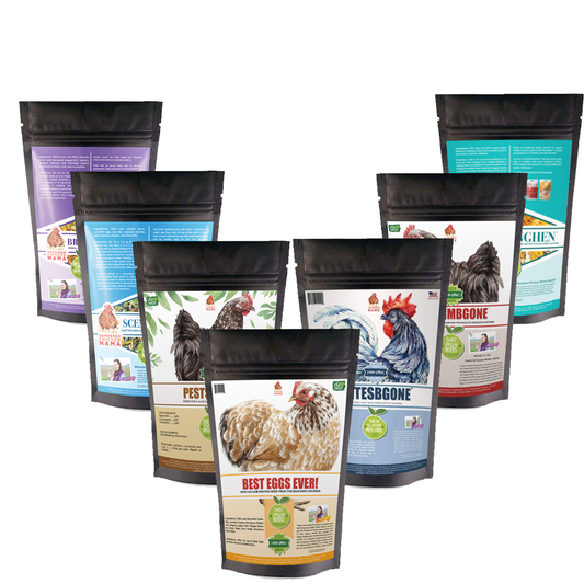 Nesting Herb Starter Bundle-- 7 Different Nesting & Coop Herbs from Dahlia Pets