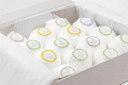 Bath Bombs Gift Box, Set of 14 Big 100% Natural Relaxing Bath Bombs, Gift Box from Lizush