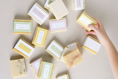 2 x Natural Handmade Soap Bars with Essential Oils – Choose a Scent