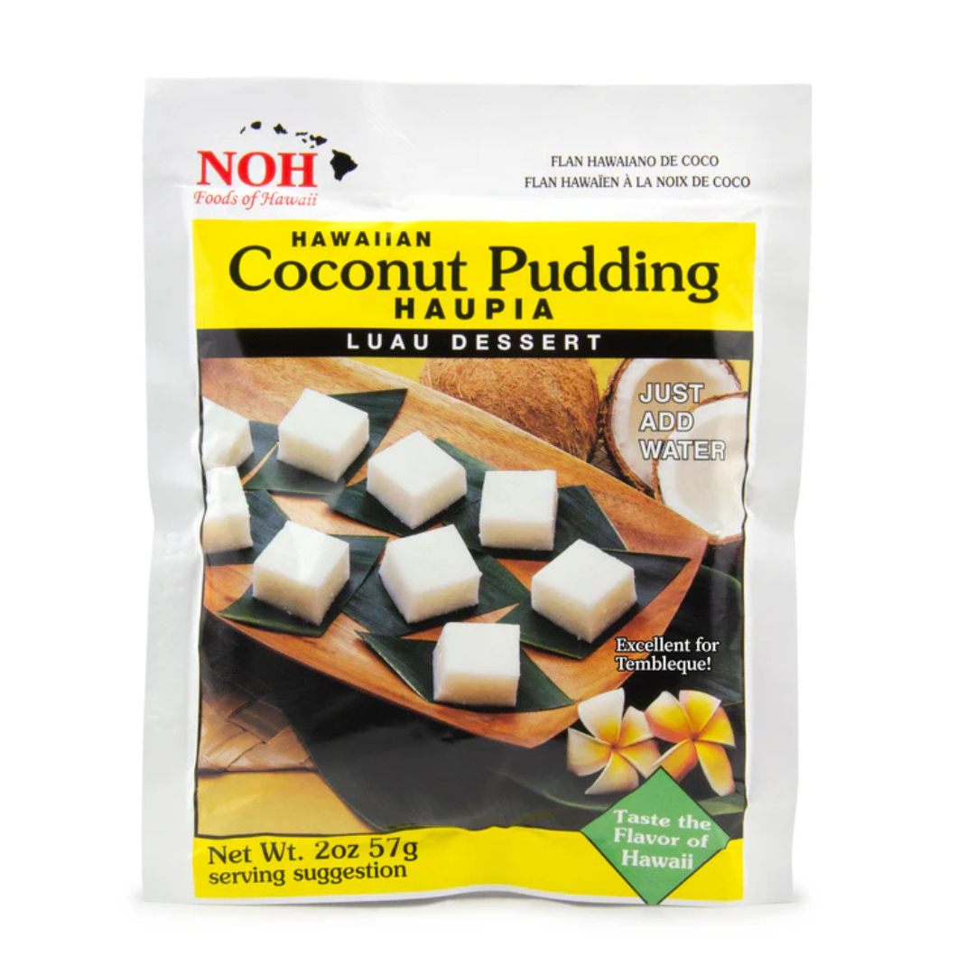Noh Foods Hawaiian Coconut Pudding (Haupia) Mix by Tastes of Aloha