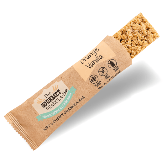 Orange Vanilla Granola Bars from The Gourmet Granola