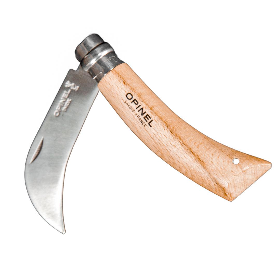 Opinel Folding Pruning/Harvest Knife Stainless Steel No. 8, Garden from Grow Organic