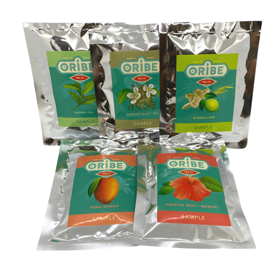 Oribe Tea Co. Cold Brew Tea Sampler Pack of 5 by Tastes of Aloha
