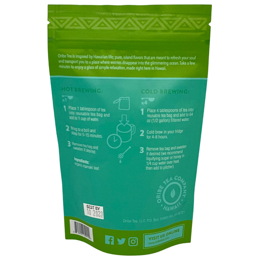 Oribe Tea Co. Organic Mamaki Loose Leaf Tea, image 2 of 2