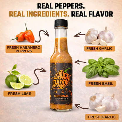 ORIGINAL PEPPER SAUCE, Condiment from Sauce Daddy LLC