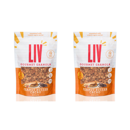 Peanut Butter Cacao Granola - Two Pack by Liv Gourmet Granola