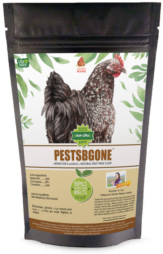 PestsBGone for Keeping Chicken Coops Pest Free! All Natural & Safe [Repel Flies, Mosquitoes, Gnats, & More], Herbs from Dahlia Pets
