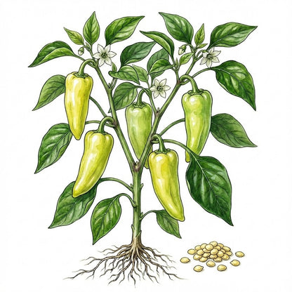 PEPPER Seeds, Cubanelle