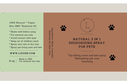 Natural Coat Protector for PETS - Powder, Pet from Lizush