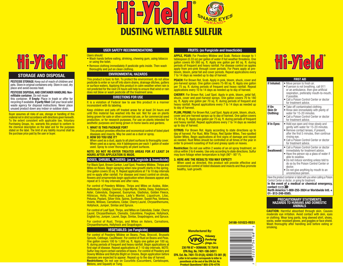 Hi-Yield Wettable Sulfur (3.25 lb), image 2 of 2