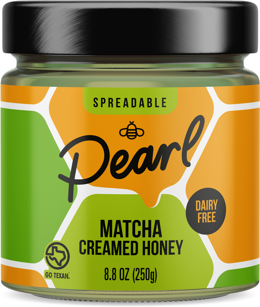 Matcha creamed honey by Pearl Honey Spreads
