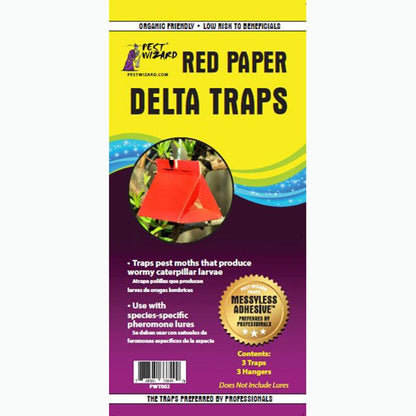 Pest Wizard Paper Delta Trap 3-Pack