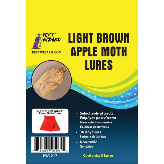 Pest Wizard Light Brown Apple Moth Lure 3-Pack