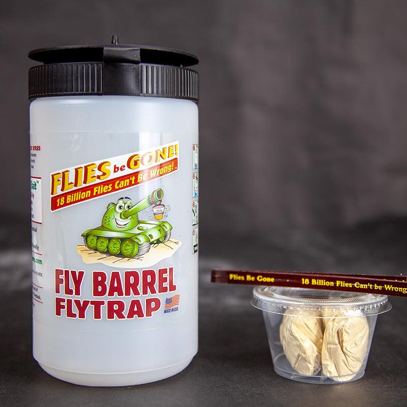 Flies Be Gone Fly Barrel Fly Trap, Garden from Grow Organic