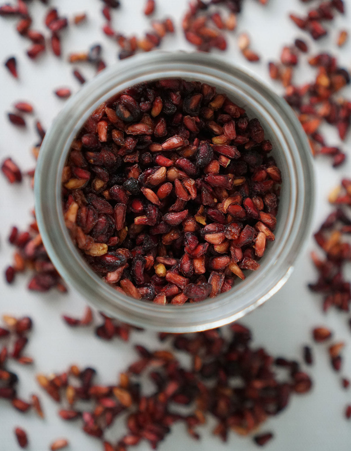 Pomegranate (Anardana) Whole Dried Arils, Certified Organic - 4 oz by Pure Indian Foods