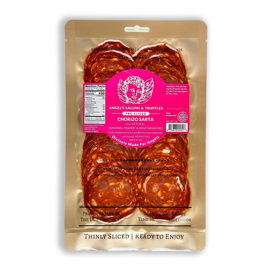 Pre-Sliced Chorizo Sarta Salami (3oz) by Angel's Salumi & Truffles