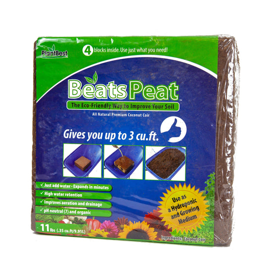 BeatsPeat (3 Cu Ft Brick), Garden from Grow Organic
