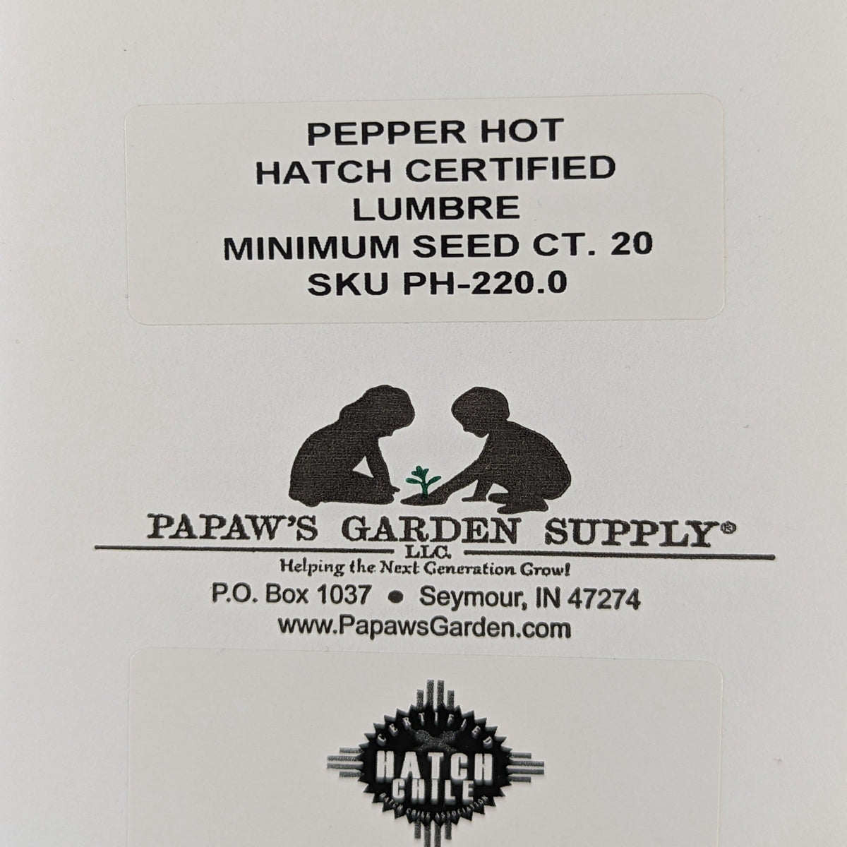 Hatch Cert. Lumbre Chile Hot Pepper Seeds, image 4 of 6
