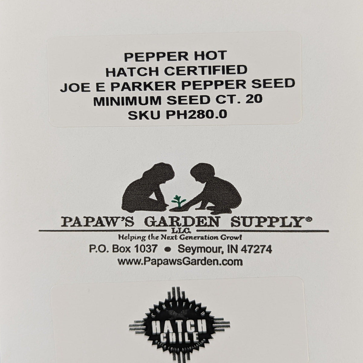 Hatch Cert. Joe E. Parker Chile Hot Pepper Seeds, image 4 of 6