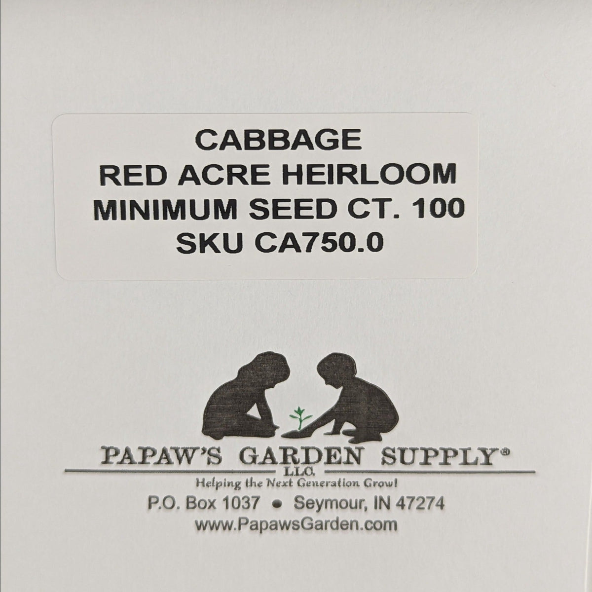 Red Acre Heirloom Cabbage Seeds, image 3 of 7