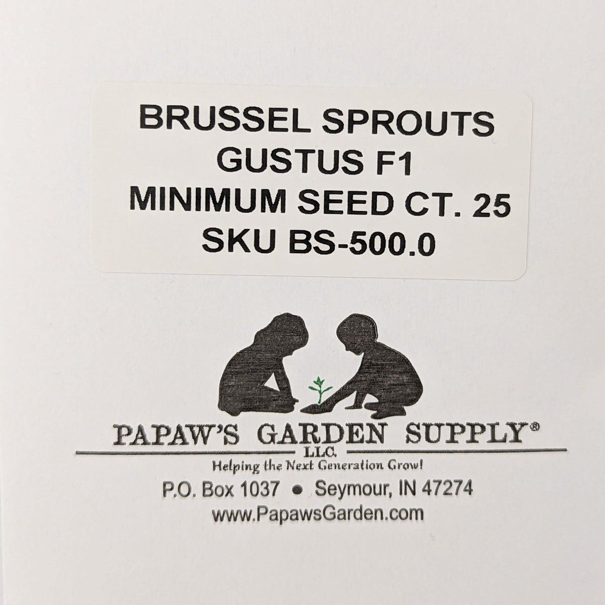 Gustus Hybrid Brussels Sprouts Seeds, image 3 of 7