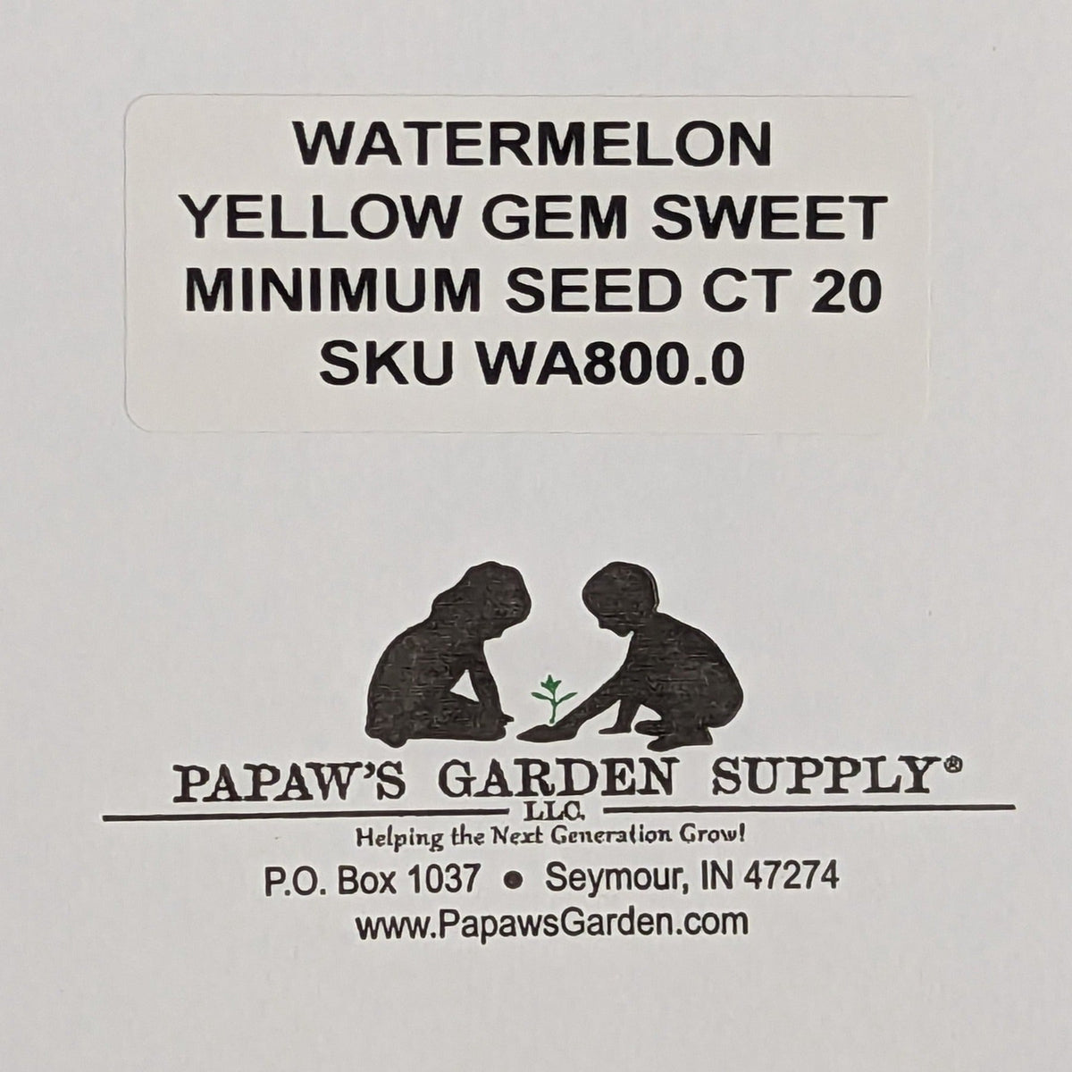 Yellow Gem Sweet Watermelon Seeds, image 3 of 7