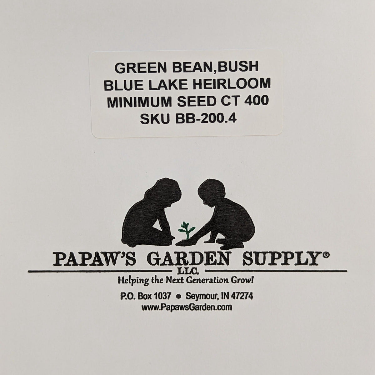 Blue Lake Bush Heirloom Green Bean Seeds, image 4 of 6