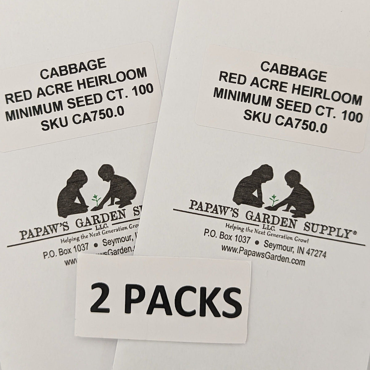 Red Acre Heirloom Cabbage Seeds, image 4 of 7