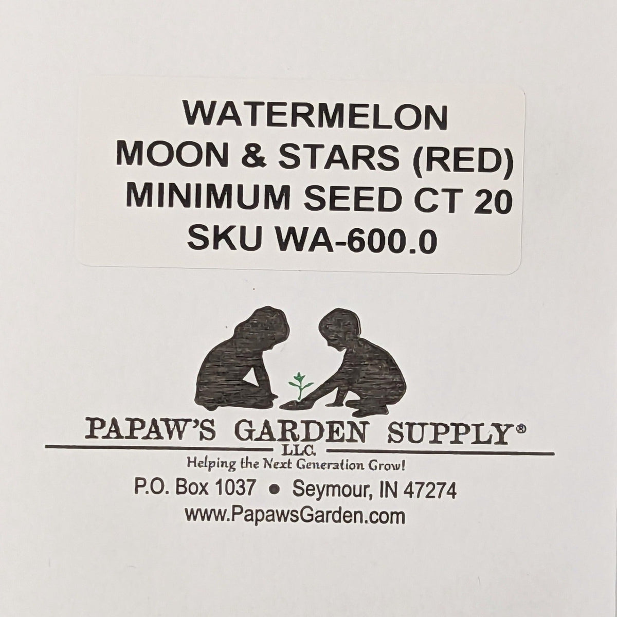 Moon & Stars Red Heirloom Watermelon Seeds, image 3 of 7