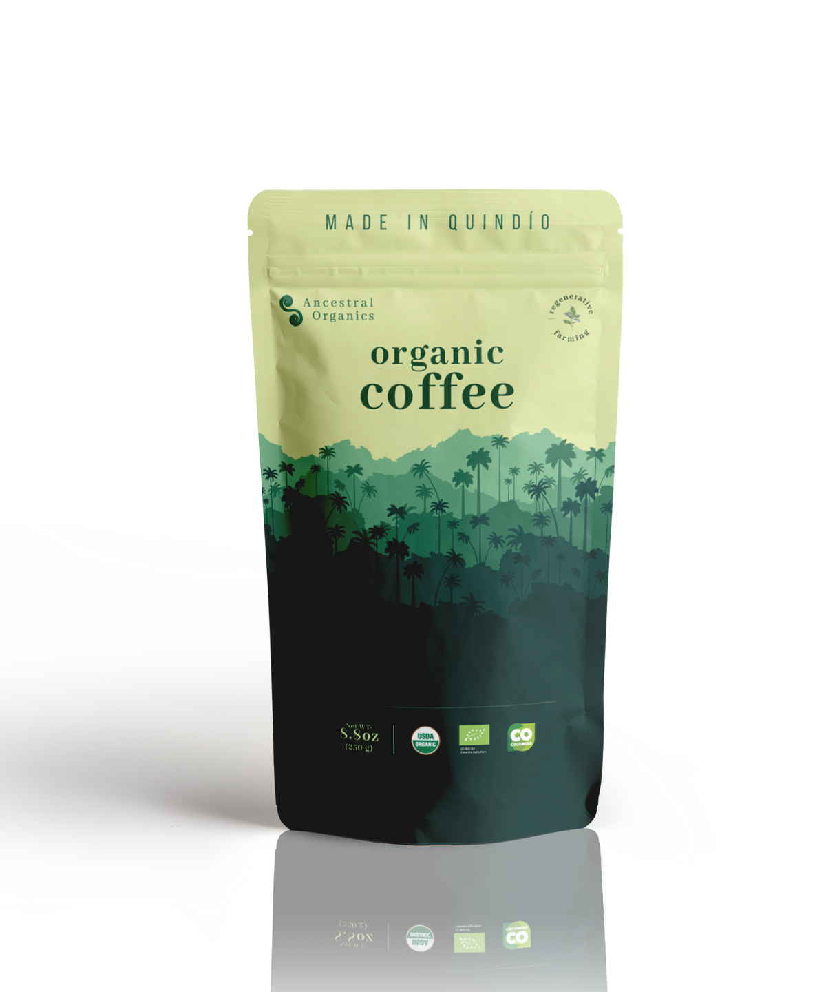 Organic Washed Castillo Coffee 8.8 oz