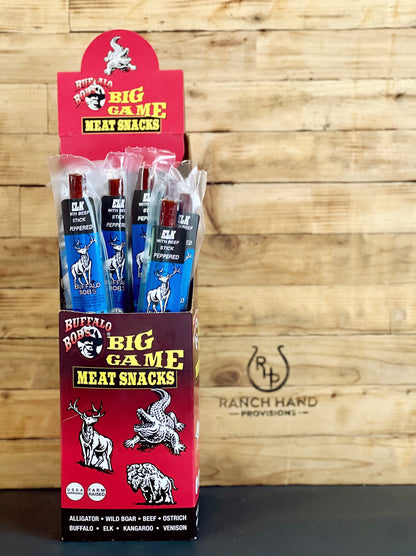 Elk Jerky Stick — Peppered, Meat from Ranch Hand Provisions