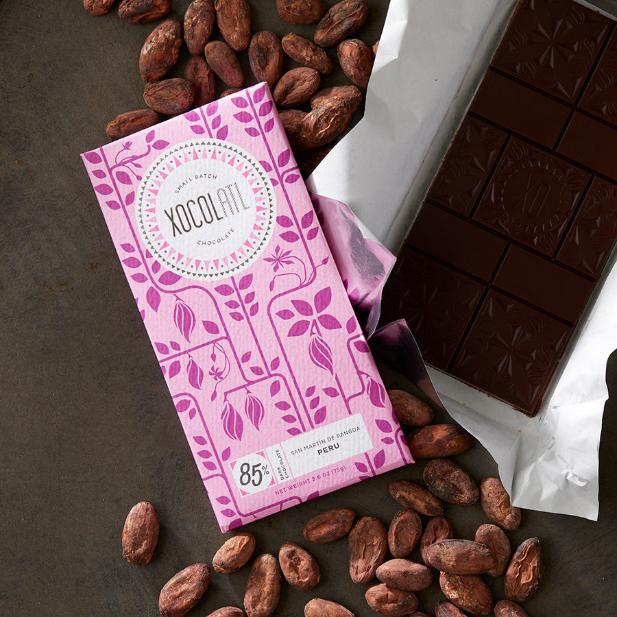 San Martin De Pangoa, Peru 85% Dark Chocolate, Confection from Xocolatl Small Batch Chocolate