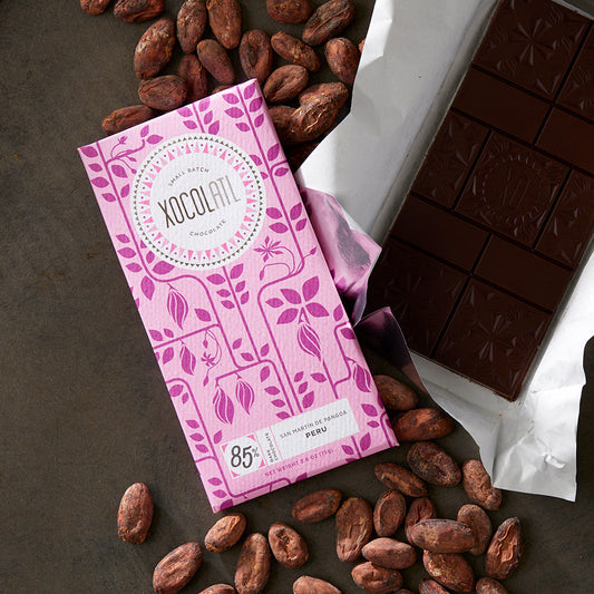San Martin De Pangoa, Peru 85% Dark Chocolate, Confection from Xocolatl Small Batch Chocolate