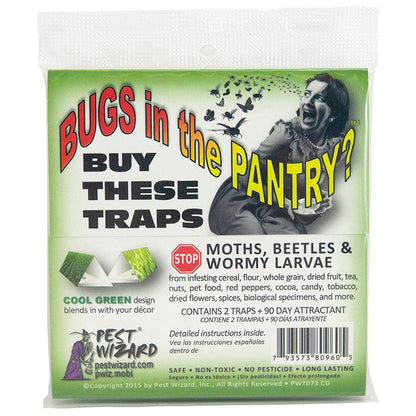 Pest Wizard BUGS in the PANTRY? 2-Pack Cool Green