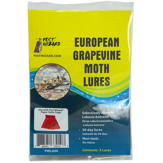 Pest Wizard European Grapevine Moth Lure 3-Pack, Garden from Grow Organic