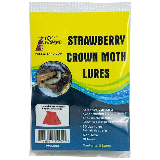 Pest Wizard Strawberry Crown Moth Lure 3-Pack, Garden from Grow Organic