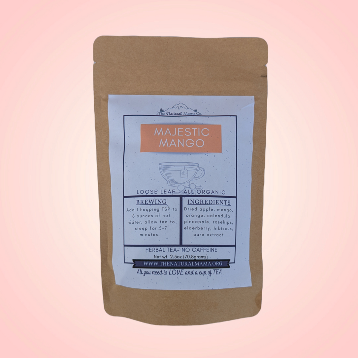 Majestic mango, Tea from The Natural Mama Co