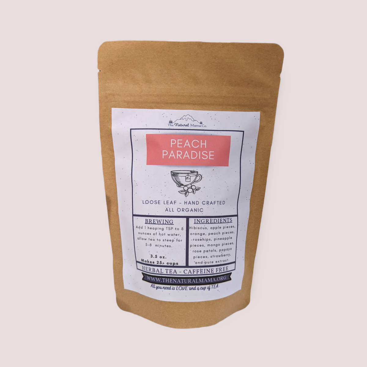 Peach Paradise, Tea from The Natural Mama Co