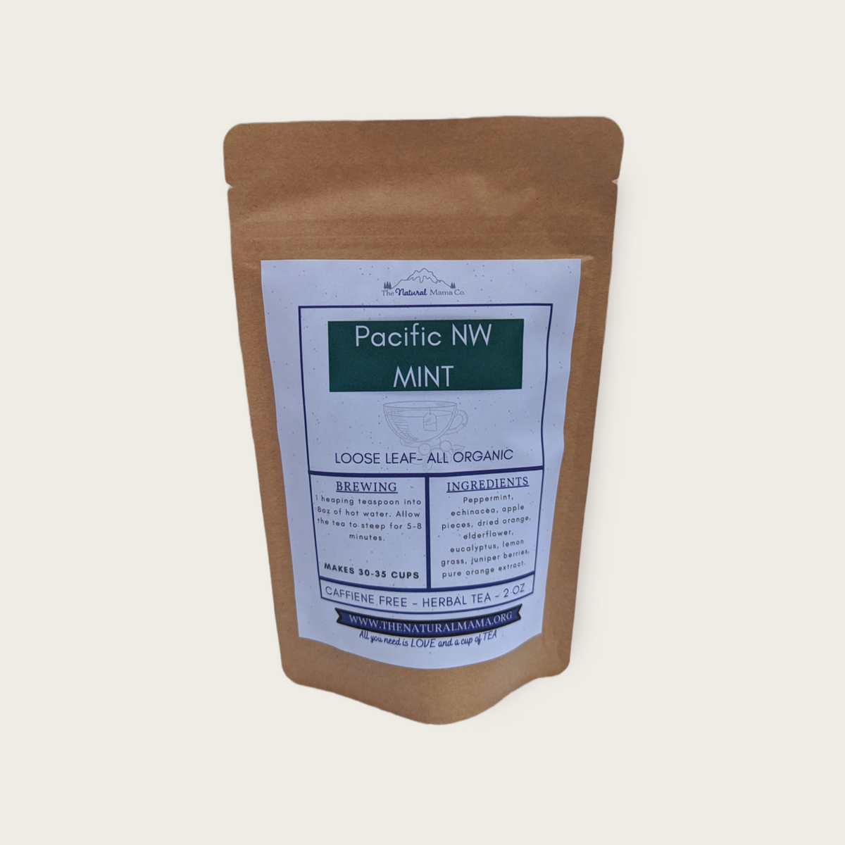 Pacific NW Mint, Tea from The Natural Mama Co