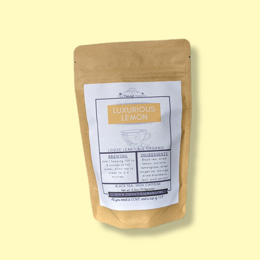 Luxurious Lemon Black Tea, Tea from The Natural Mama Co